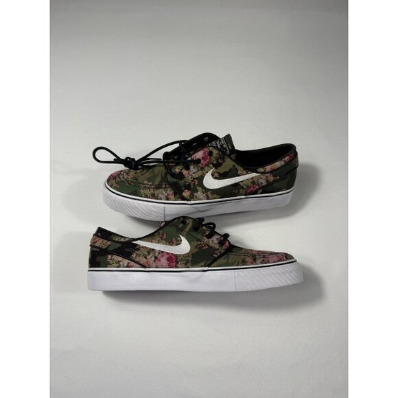Nike SB Zoom Stefan Janoski Shoes Mens Size 9 Digi Floral Camo Canvas 482972-900 - Picture 1 of 12